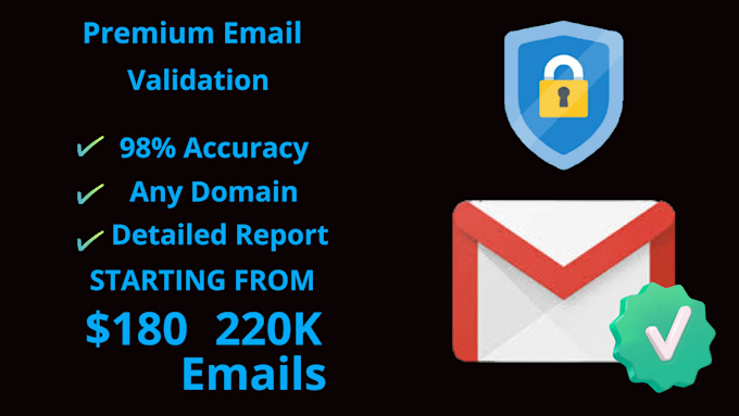 clean your email list with 98 percent accuracy bulk email validation service