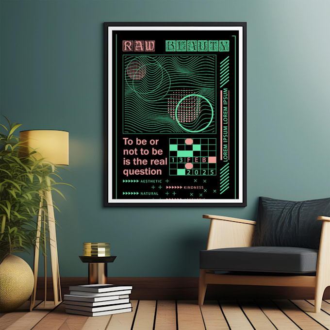 create personalised poster, flyer and brochure