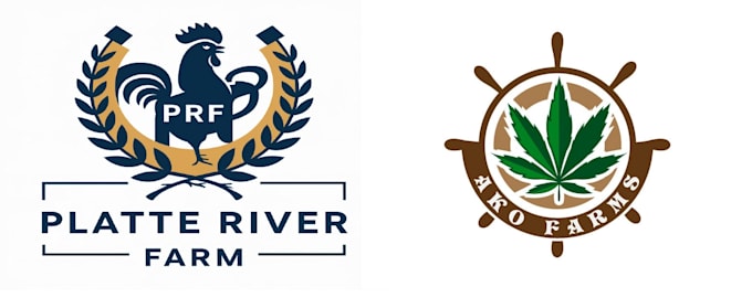 do modern farms logo design