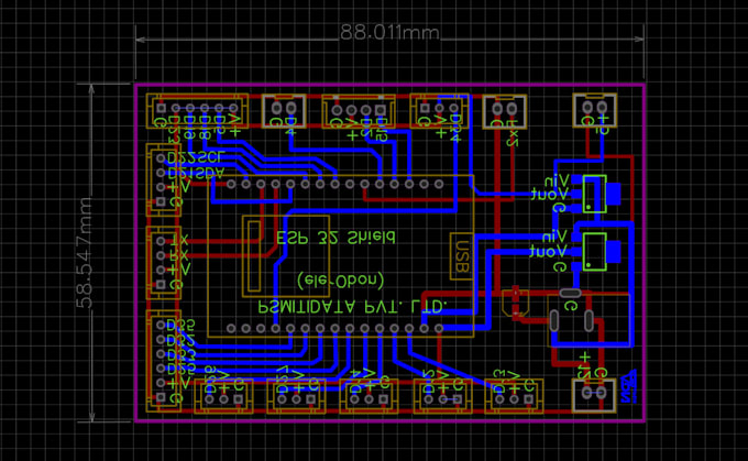 Make pcb design pcb layout and circuit schematic by D_n_singh | Fiverr