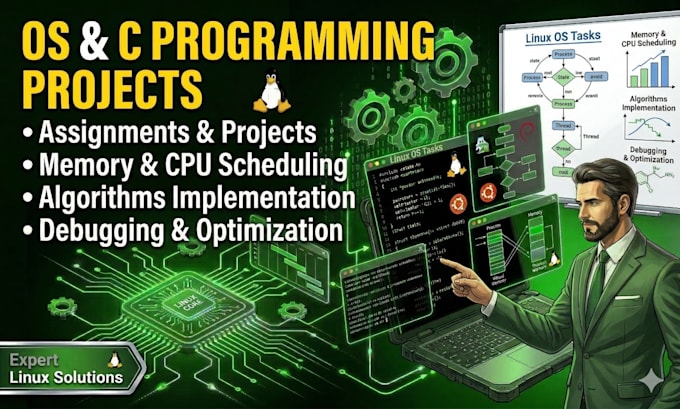 do operating system,c language,os projects and tasks