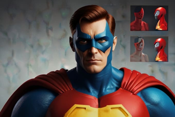 create super realistic super hero avatar
