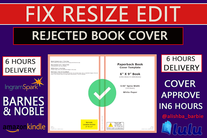 fix error, edit, modify, resize, format, edit book cover, amazon KDP manuscript