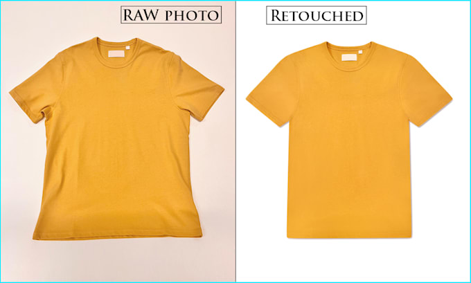 do ghost mannequin and flat lay clothing image editing