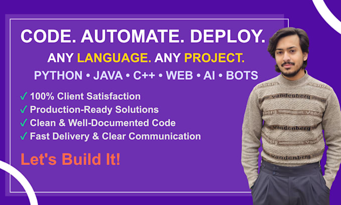 script python java sql web ai bot programming software coding apps api developer