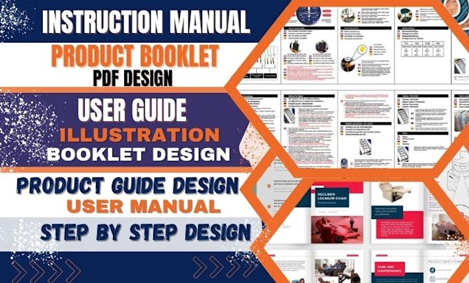 design booklet, user guide and instruction manuals