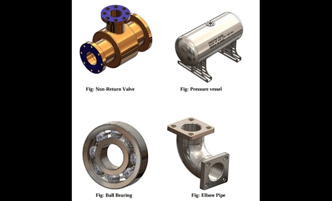 creative and detailed solidworks 3d engineering design