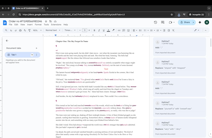 proofread and copy edit your non fiction book
