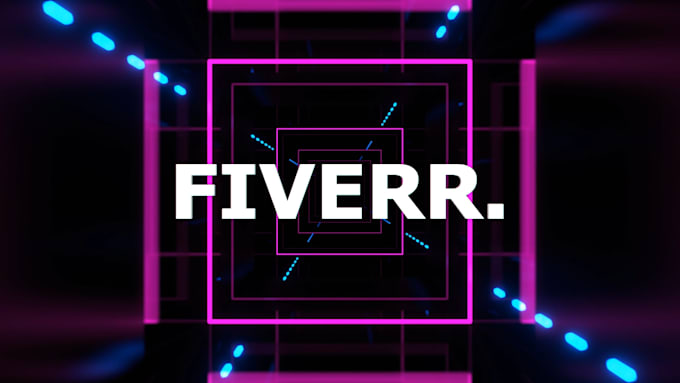 create seamless vj loop, dj visuals and glitch logo effect within 12 hours