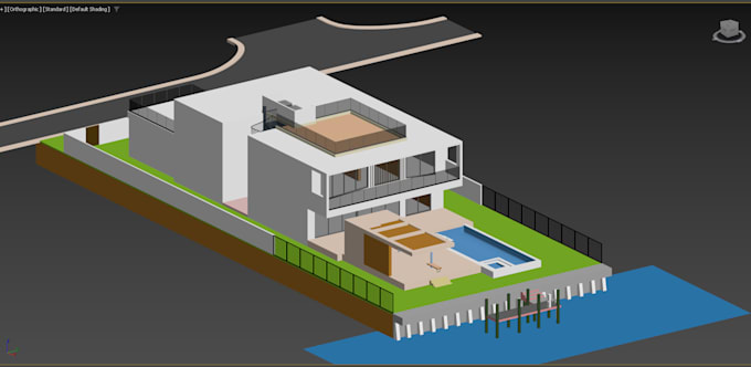 do detailed clean architectural 3d models in 3ds max