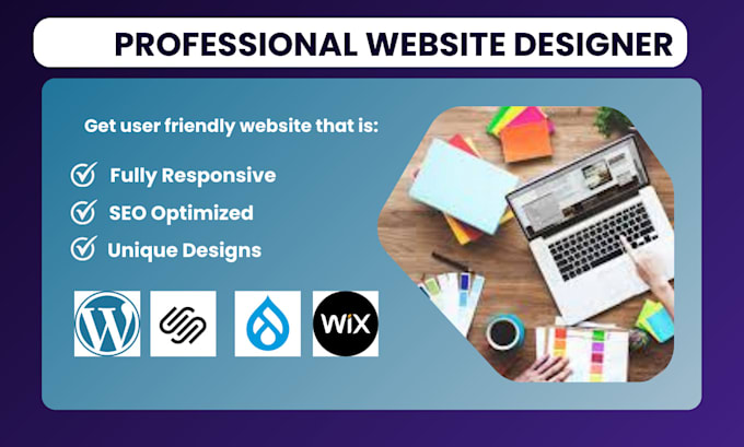 design stunning wordpress, wix, weebly, or elementor website and landing page