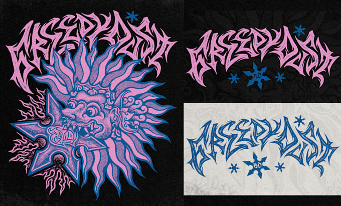 create artwork for hardcore or punk band