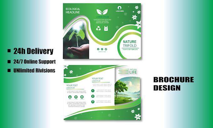 design a flyer, bifold, trifold, brochure, poster