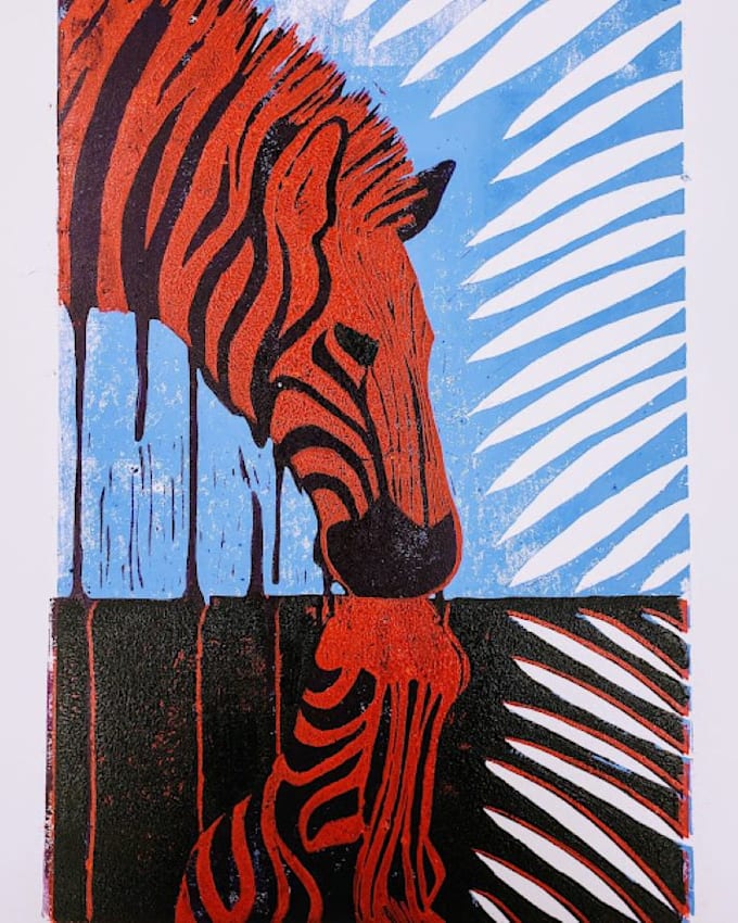 create a custom lino print for you