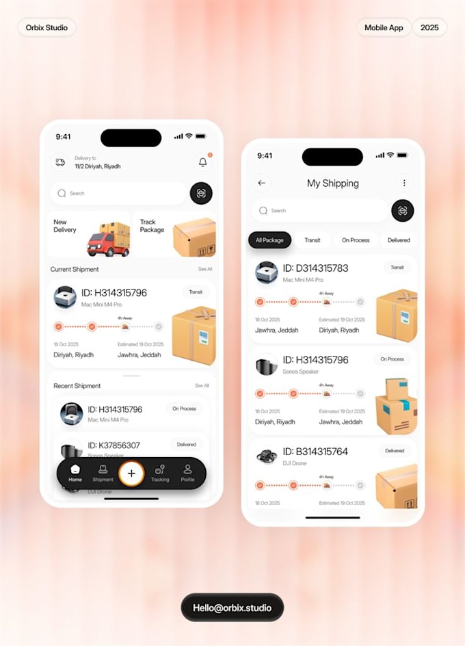 develop advance mover logistics app service for booking trucks and couriers