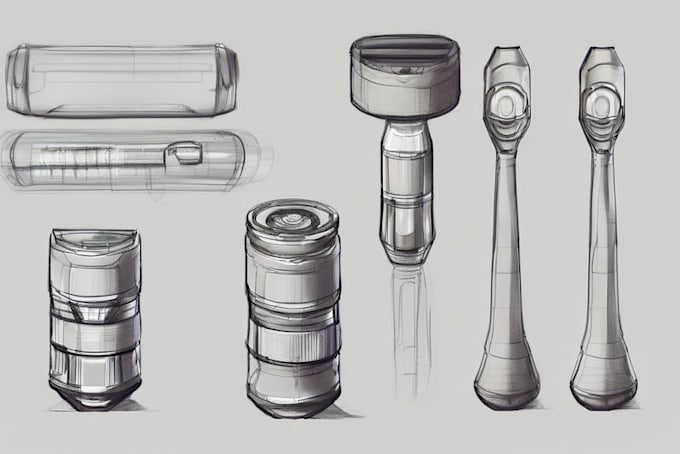 develop industrial and product design concept by sketches