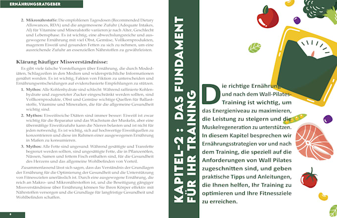 design cookbooks meal plans and nutrition guides