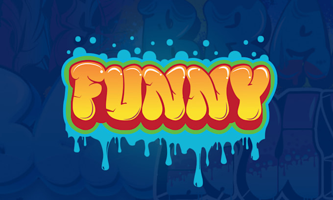 do custom lettering, graffiti, typography logo design