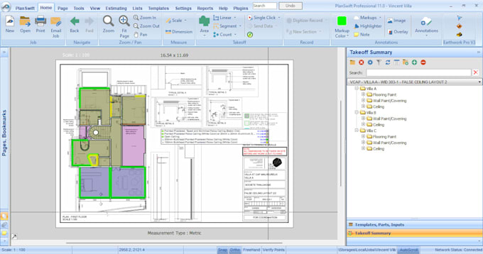 material takeoff, cost estimation and bid documentation