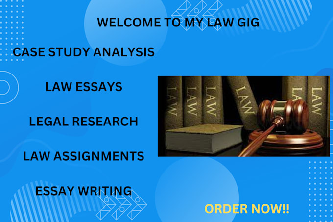 handle UK law assignments and legal writing