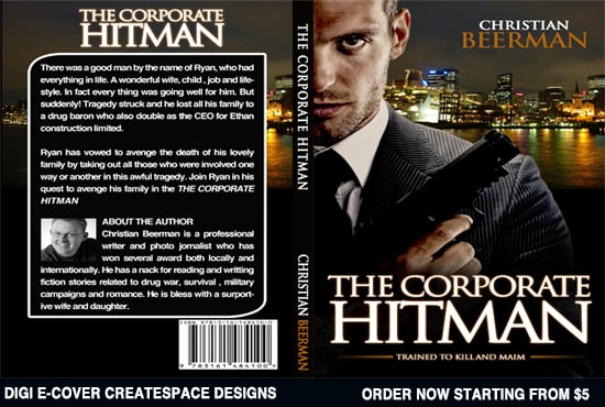 design a professional createspace front cover