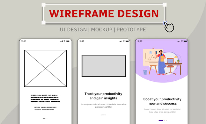 create user flow, wireframe and prototype for your app in figma