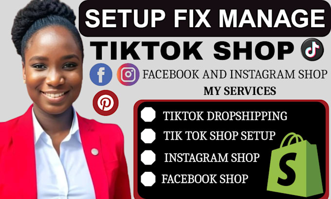 fix tik tok shop setup tik tok shop dropshipping marketing tik tok ads manager