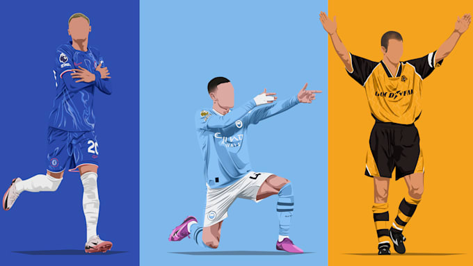 create minimalistic or faceless vector art