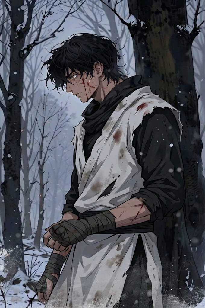 draw an illustration for you in style anime free reviews