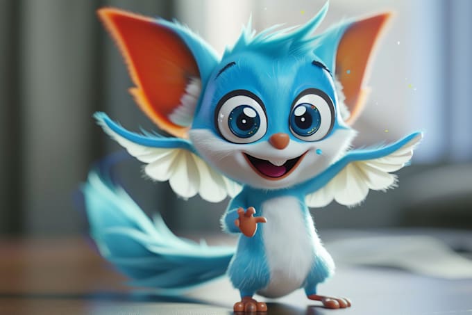 special cartoon mascot character