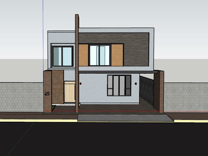 Create sketchup 3d model and exterior architectural design by Ajs_for ...
