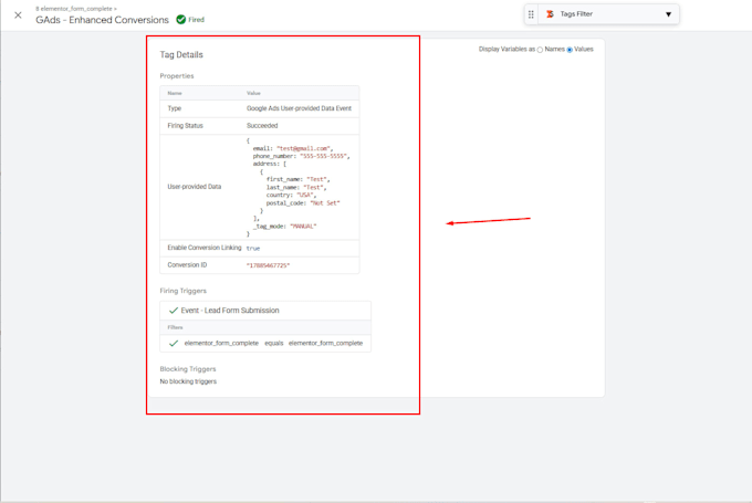fix or set up google ads lead generation enhanced conversion tracking with GTM