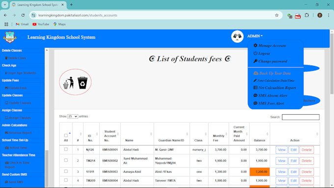 build a school management system for you