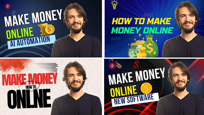 Design a catchy youtube thumbnail in just 2 hours by Mannan677 | Fiverr