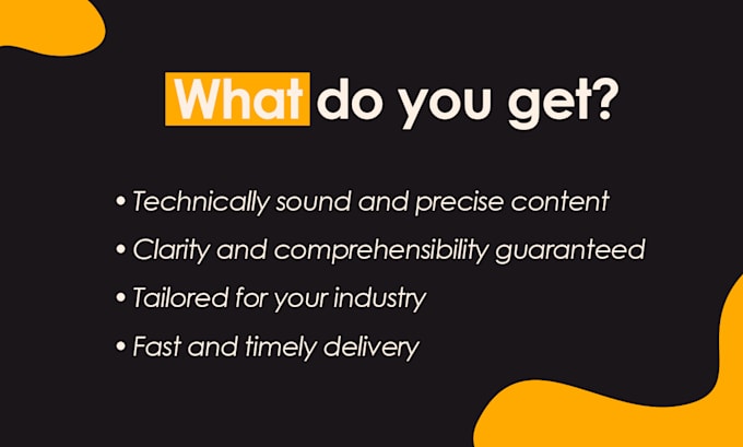 be your professional technical copywriter