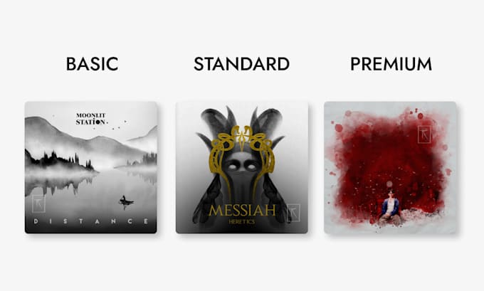 create a unique illustration for your music album cover