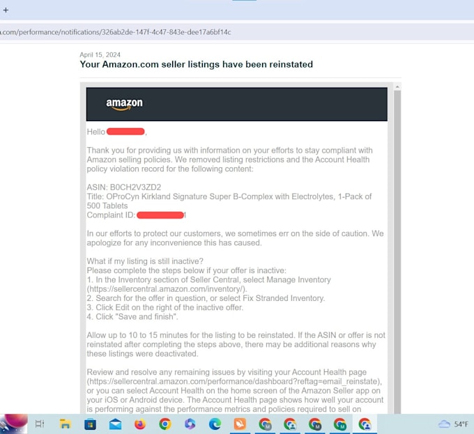 work for amazon  suspension and amazon account reinstatement