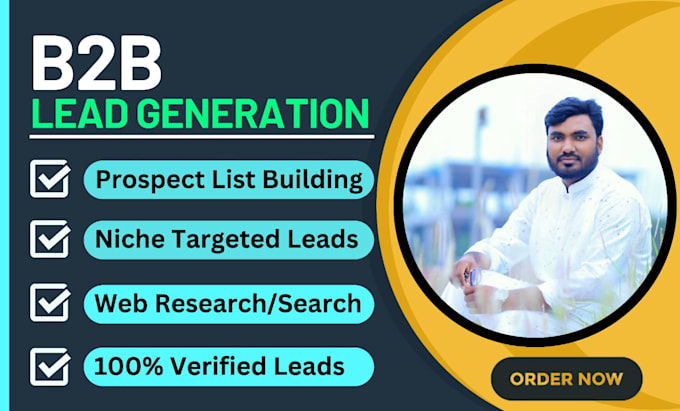Generate high quality b2b lead and demand generation for your business ...