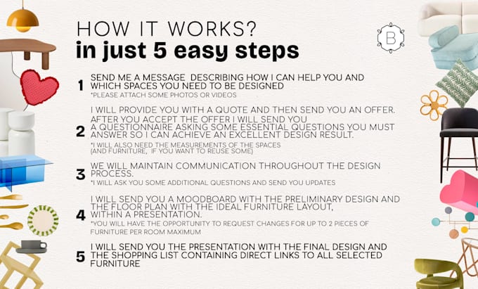 be your interior designer for a week