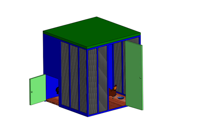 design modern poultry coop