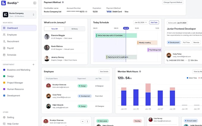 develop custom saas web application or CRM system with react and node