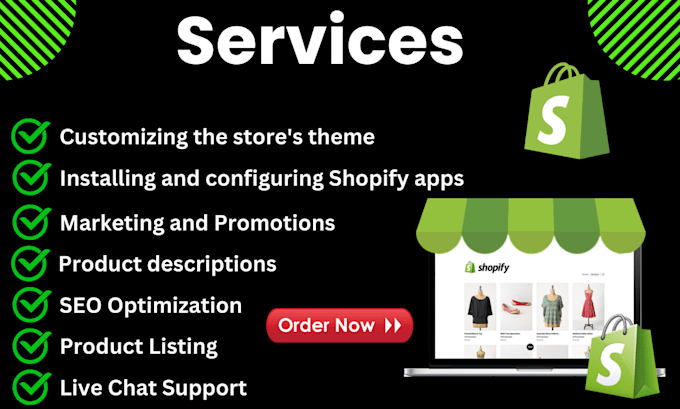 be your shopify virtual assistant, store manager, website SEO, product listing