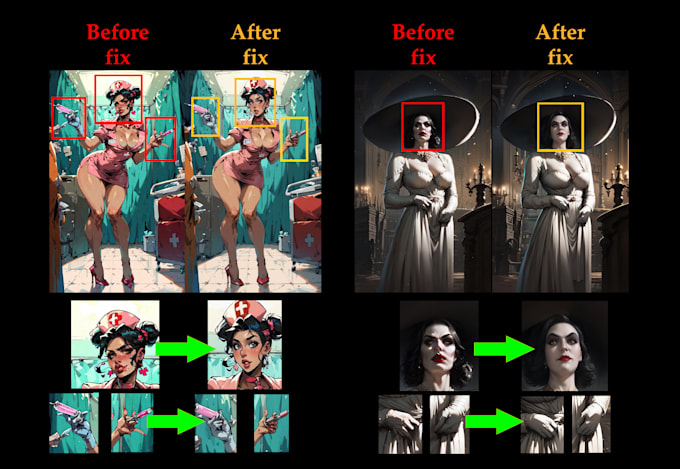 fix and enhance your ai image
