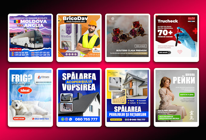design attractive social media posts