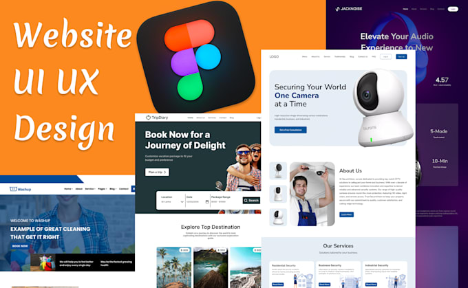 Do figma design, figma website, mobile app using figma, website ui ux ...