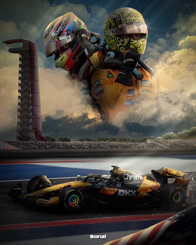 design a f1 poster