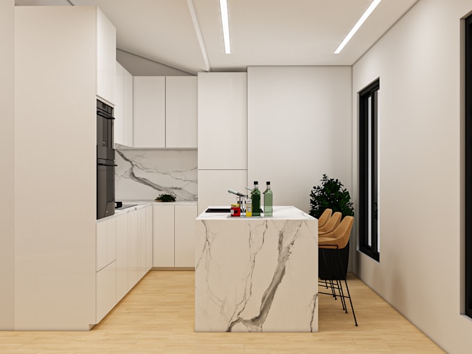 design and render interior, exterior by 3dmax or sketchup