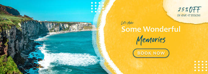 design attractive web banner and header for you