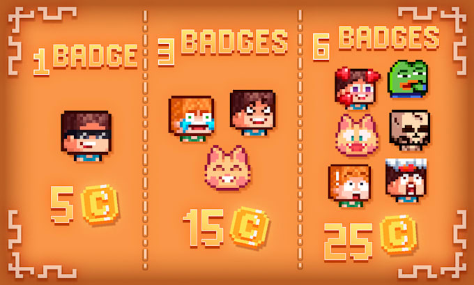 make pixel art emojis emote, badges for your discord, twitch, youtube, minecraft