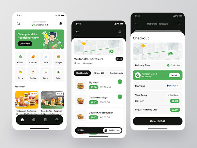 Design and develop restaurant food delivery app like uber eats ...